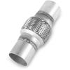 265-797 Universal Exhaust Flex Pipe 2.5 in. x 4 in., With Nipples, Inner Braid - image 1