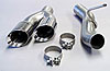 Twin 4" Pro-Series Side Swept Assembly 2002-06 Suburban Z71 - image 1