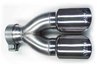 Twin 4" Pro-Series Exhaust Tip 2001-2005 Trailblazer 4.2L - image 3