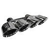 14062 Pro Series Clamp-On Exhaust Tip 2.750 in. Dual Inlet/4.500 in. Quad Outlet - image 1