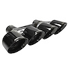 14062BLK Pro Series Clamp-On Exhaust Tip 2.750 in. Dual Inlet/4.500 in. Quad Outlet - image 1