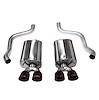 14108BLK Sport Axle-Back Exhaust System 2009-2013 Chevy Corvette C6 6.2L - image 1