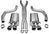 3.0IN. DUAL REAR EXIT CAT-BACK SYS W/TWIN 4IN. PRO-SERIES TIPS 4 TIPS - image 1