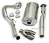 CAT-BACK SYS SINGLE REAR EXIT W/TWIN 4IN. PRO-SERIES TIPS - image 1