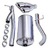CAT-BACK SYS SINGLE SIDE EXIT W/TWIN 4IN. PRO-SERIES SIDE SWEPT TIPS - image 1