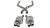 14323 Axle-Back+X-Pipe Exhaust System 2013-2014 Ford Mustang - image 1