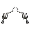 Touring Axle-Back Exhaust System 2015-2017 Ford Mustang GT Convertible 5.0L - image 1