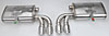 Sport Axle-Back Exhaust System 1997-2002 Corvette C5 Mufflers Only - image 1