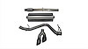 14848BLK Cat-Back Exhaust System 2014-2018 Chevy Silverado 1500, 2014-2018 GMC Sierra 1500 - image 1