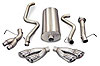 DUAL SIDE EXIT WITH TWIN SIDE SWEPT 4IN. PRO-SERIES TIPS CORSA EXH - image 1