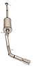 14928 Sport Cat-Back Exhaust System Fits Select Late-Model Chevy Colorado ZR2 [Single Pro-Series Polished Tip] - image 1
