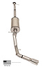 14928USA Sport Cat-Back Exhaust System Fits Select Late-Model Chevy Colorado ZR2 [Single Pro-Series Polished Tip w/Etched Flag] - image 1