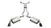 14953BLK Cat-Back Exhaust System 2010-2015 Chevy Camaro - image 1