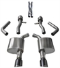 Sport Cat-Back Exhaust System 2017-2018 Chrysler 300, Dodge Charger R/T 5.7L V8 - Black Tips - image 1