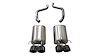 21009BLK Axle-Back Exhaust System 2005-2008 Chevy Corvette - image 1