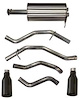 21035BPC Sport Cat-Back Exhaust System 2019 Ram 1500 5.7L V8 - Black CERAKOTE Tips - image 1