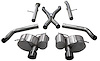 21058BLK Xtreme Cat-Back Exhaust System Jeep Grand Cherokee SRT 6.4L V8- Black Tips - image 1
