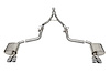 21070 Active Valve (NPP) Cat-Back Exhaust System for Fits Select Dodge Challenger 6.2L, 6.4L - Twin Polished Tips - image 1