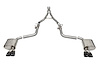21070BLK Active Valve (NPP) Cat-Back Exhaust System for Fits Select Dodge Challenger 6.2L, 6.4L - Twin Black Tips - image 1