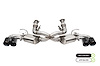 21100CFBLK Cat-Back Exhaust System Fits Select Chevy Corvette - image 1