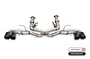 21104CFBLK Tack Cat-Back Exhaust System Fits Select Chevy Corvette - image 1