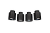 21109CFBLK Exhaust Tip Kit Fits Select Chevy Corvette - image 1