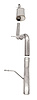 21121 Sport Cat-Back Exhaust System 2007-2018 Jeep Wrangler JKU 3.6/3.8L [Turn-Down Tip] - image 1