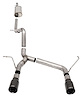 21122BLK Sport Cat-Back Exhaust System 2007-2018 Jeep Wrangler JKU 3.6/3.8L V6 [Pro-Series Black Tips] - image 1