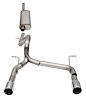 21124 Sport Cat-Back Exhaust System Fits Select Late-Model Jeep Wrangler JLU 3.6L V6 [Pro-Series Dual Polished Tips] - image 1