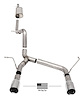 21124USA Sport Cat-Back Exhaust System Fits Select Late-Model Jeep Wrangler JLU 3.6L V6 [Pro-Series Polished Tips w/Etched Flag] - image 1