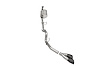 21166BLK Sport Cat-Back Exhaust System Fits Select Ford F-150 - image 1