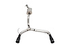 21204BPC Sport Cat-Back Exhaust System Fits Select Ford Bronco - image 1