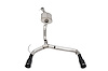 21208BPC Sport Cat-Back Exhaust System Fits Select Ford Bronco - image 1