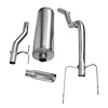24403 Sport Cat-Back Exhaust System 2004-2005 Dodge Ram 1500 4.7L/5.7L - image 1