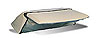 Hardtop Cover Evolution Gray On Holding Cart - image 1