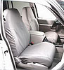 SeatSaver Custom Seat Cover Polycotton Charcoal w/Seat w/Adjustable Headrest w/Fold Down Console - image 1
