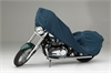 Form-Fit Motorcycle Cover Green Chopper Motorcycle w/Backrest and w/Sissy Bar Custom to 10 ft. Overall Length - image 1