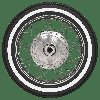 63284 Motorcycle Tire, Firestone Deluxe Champion Narrow Whitewall, 325-16 - image 2
