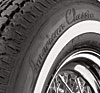 American Classic Collector Narrow Whitewall Radial Tire P205/75R14 - image 2