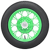 American Classic Model A Ford Series Bias Look Radial Blackwall Tire 440/450R21