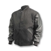 NOSTALGIA JACKET PURPLE WOOL / BLACK LEATHER (LARGE) - image 1