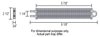2 Pass Series 6000 Power Steering Cooler Kit 9-1/8" x 2-1/2" x 3/4" - image 2