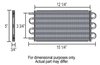 Aluminum Transmission Cooler 4 Pass - image 2
