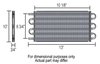 Aluminum Transmission Cooler 8 Pass - image 2