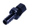 13042 Transmission Cooler Line/Compression Fitting Adapter 3/8 in. Tube to 3/8 in. Hose Barb Fitting [Black Anodized Finish] - image 2