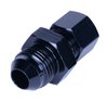 13046 Transmission Cooler Line/Compression Fitting Adapter 1/2 in. Tube to -6AN Male [Black Anodized Finish] - image 2