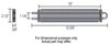 2 Pass Series 7000 Power Steering Cooler Kit 12-5/8" x 2-1/2" x 3/4" - image 2