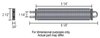 2 Pass Series 7000 Power Steering Cooler Kit 8-1/8" x 2-1/2" x 3/4" - image 2