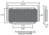 Plate and Fin Series 8000 Power Steering Cooling Kit 11" x 5-3/4" x 7/8" - image 2