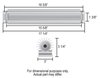 Heat Sink Cooler L: 17-1/4" x W: 2-3/16" x D: 3-1/4" - image 2